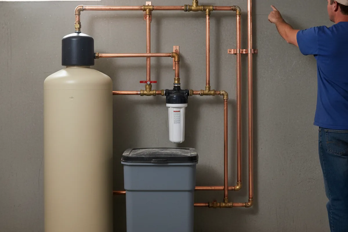 Whole-house water treatment system installed in Stewartsville